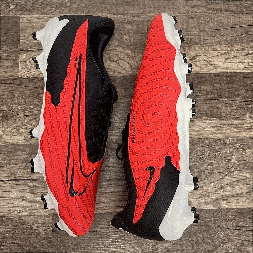 Nike Phantom GX Academy Multi-Ground Soccer Cleats Black Red DD9473-600 Mens 12