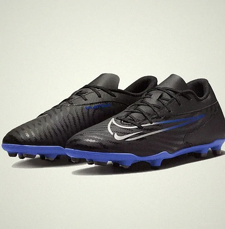 ⚽ Nike Phantom GX Club FG/MG Black Blue Soccer Cleats Men Size 6.5 DD9483-040 ⚽