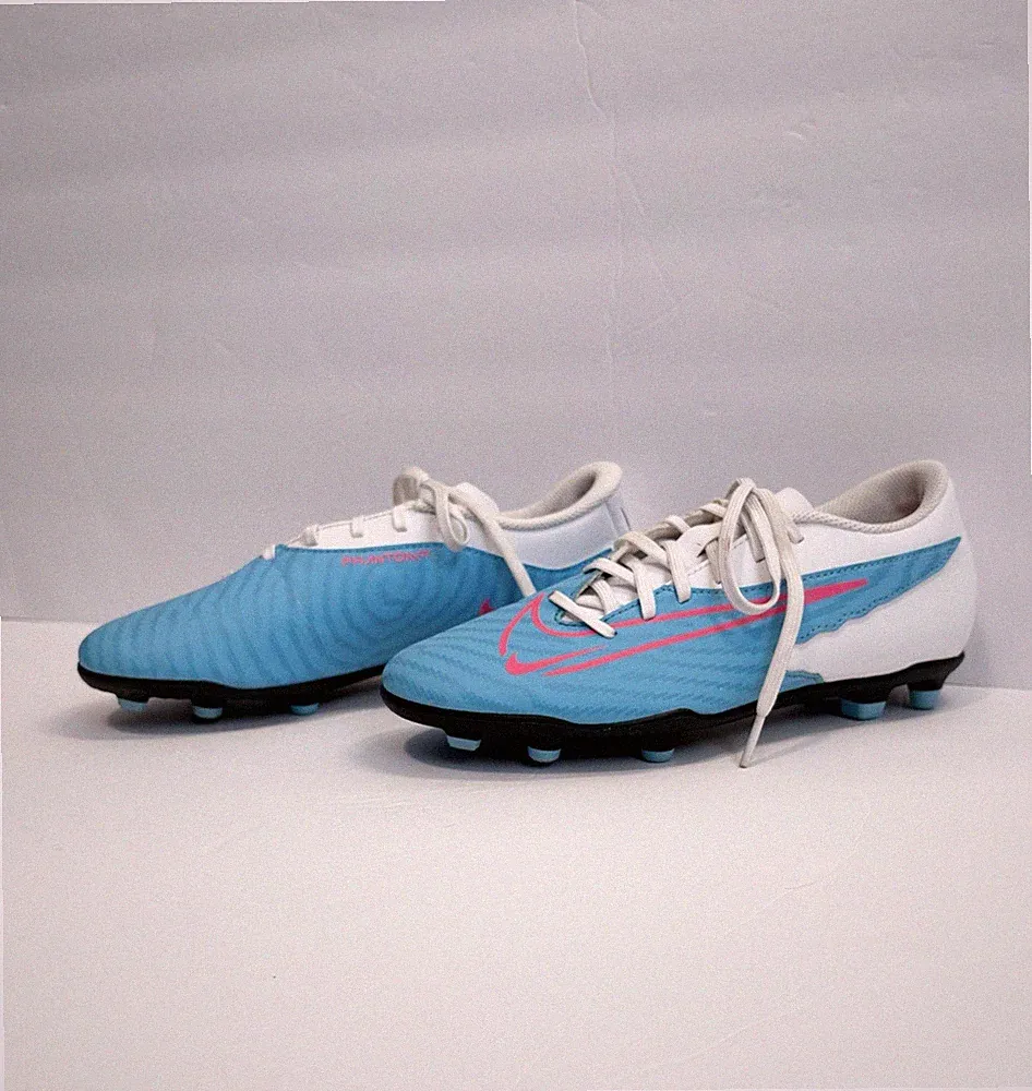 Nike Phantom GX Club FG/MG Soccer Cleats Baltic Blue/Pink Men’s 5.5 Women’s 7