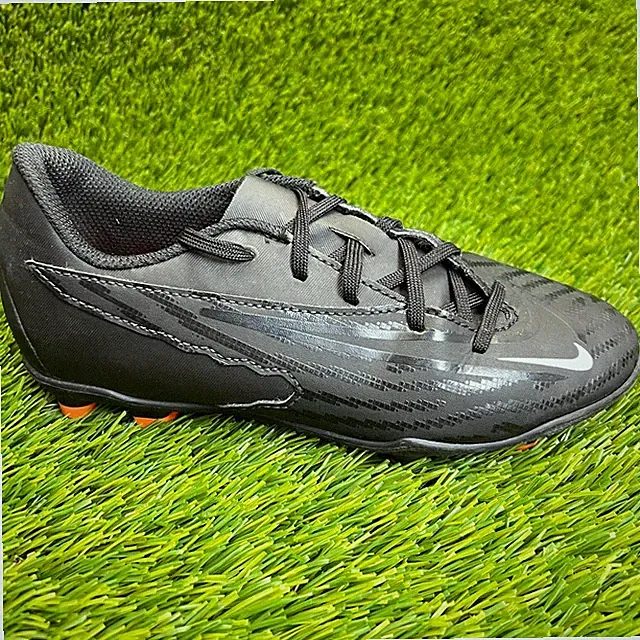 Nike Phantom GX Club MG Boys Size 2.5Y Black Running Sports Soccer Cleats