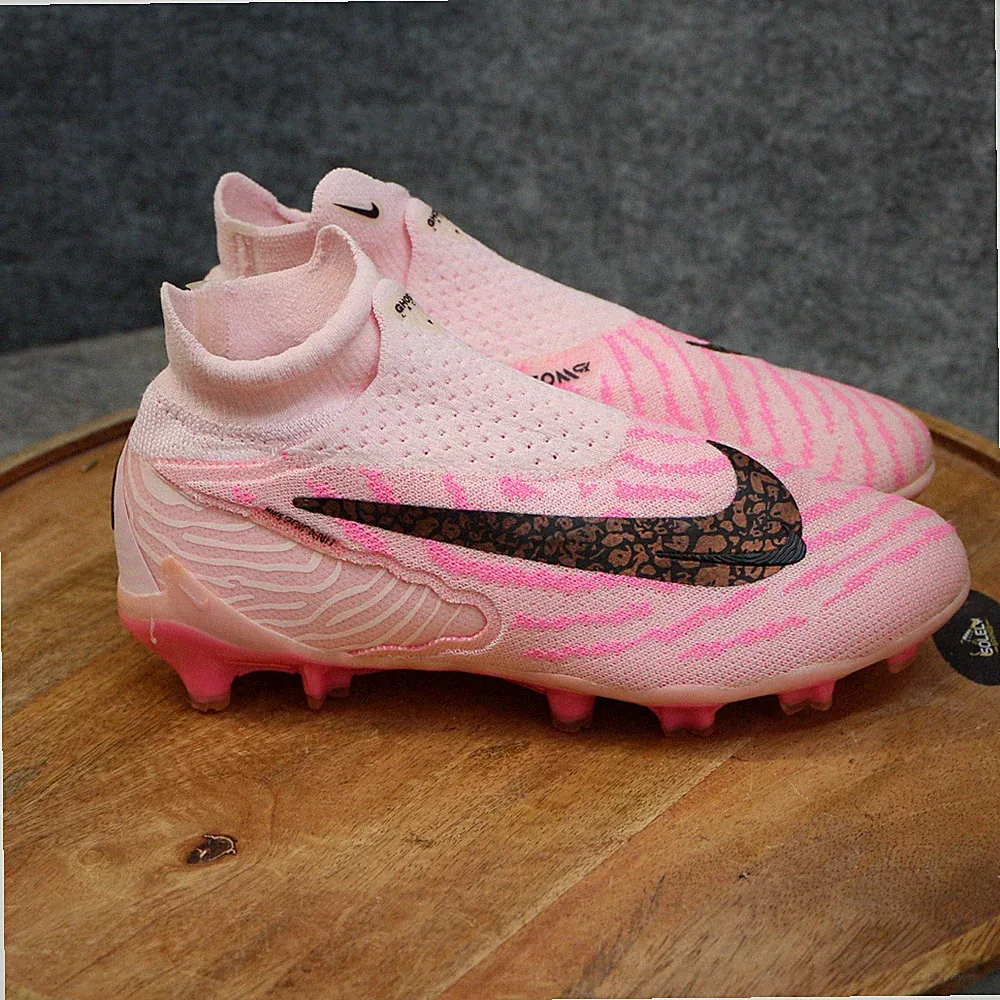 Nike Phantom GX Elite FG Size 4 US Womens 5.5 Pink Soccer Cleats Made in Bosnia