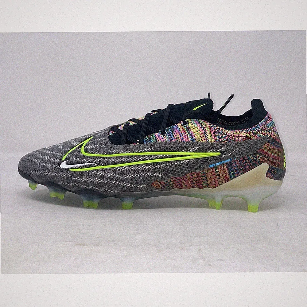 Nike Phantom GX Elite Fusion FG Rainbow Knit Soccer Cleats, Size 6 DV6971-071