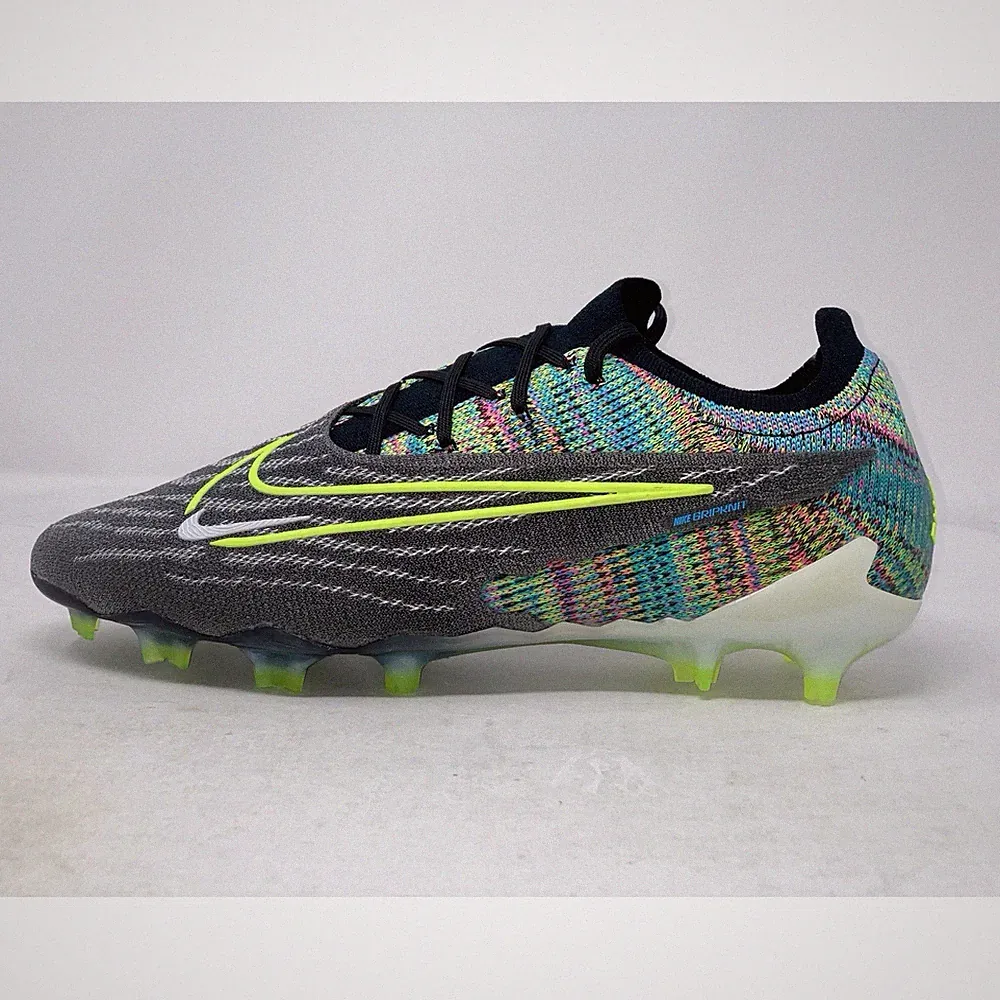 Nike Phantom GX Elite Fusion FG Rainbow Knit Soccer Cleats, Size 11 FD9845-071