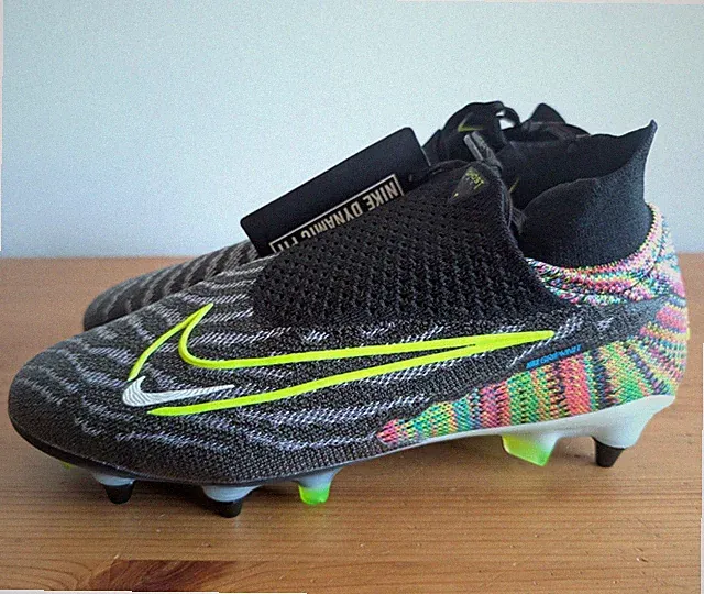 Nike Phantom GX Elite Fusion SG-PRO Size 6.5 Men /8 Women Soccer Cleats Rainbow