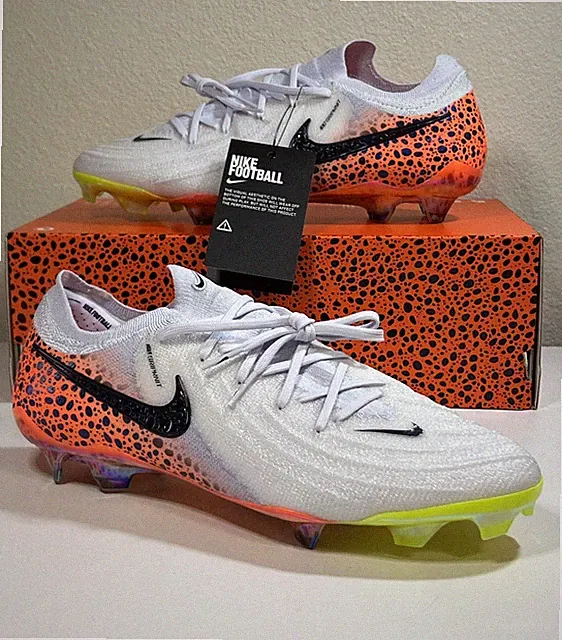 Nike Phantom GX II Elite FG Soccer Cleats Olympic Safari HF4831-900 Men's 8