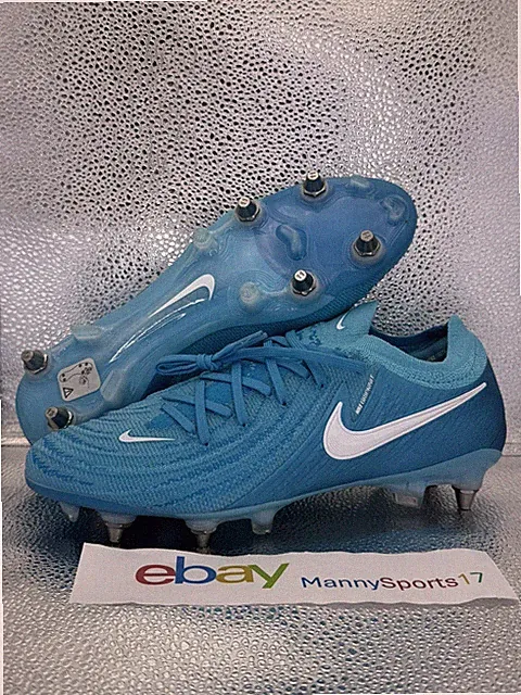 Nike Phantom GX II Elite SG Pro Blue Soccer Cleats FQ9034-400 MEN'S SZ 8.5 RARE