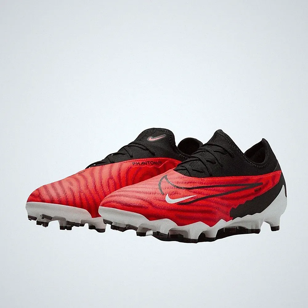 Nike Phantom GX Pro FG Firm Ground Soccer Cleats Red Black White DD9463-600