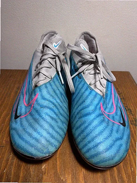 Nike Phantom GX Pro FG Men’s Size 6.5 Soccer Cleats Blue White Shoes