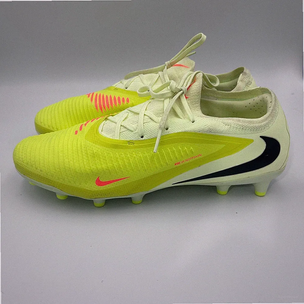Nike Phantom GX Pro FG Soccer Cleats Volt Bright Crimson DD9463-705 Mens 10.5