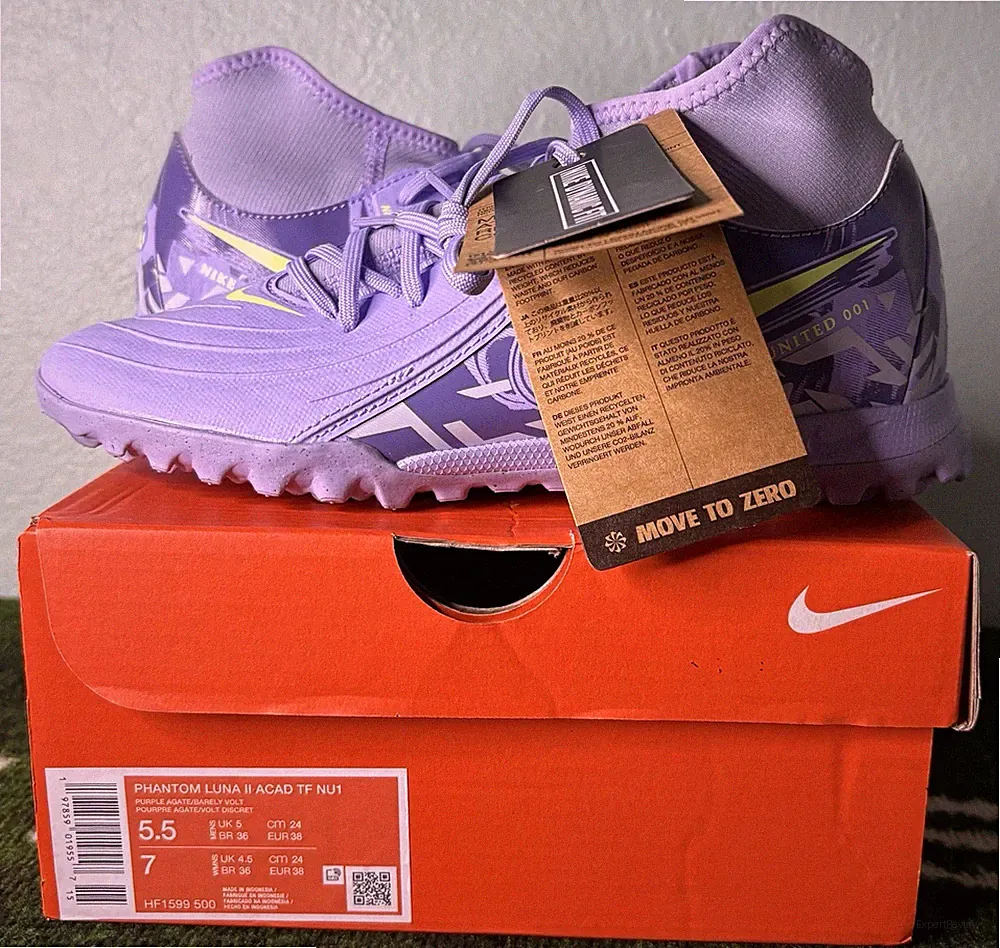 Nike Phantom Luna 2 Academy Turf HF1599-500 Men's 5.5 Women's 7 Soccer Cleats