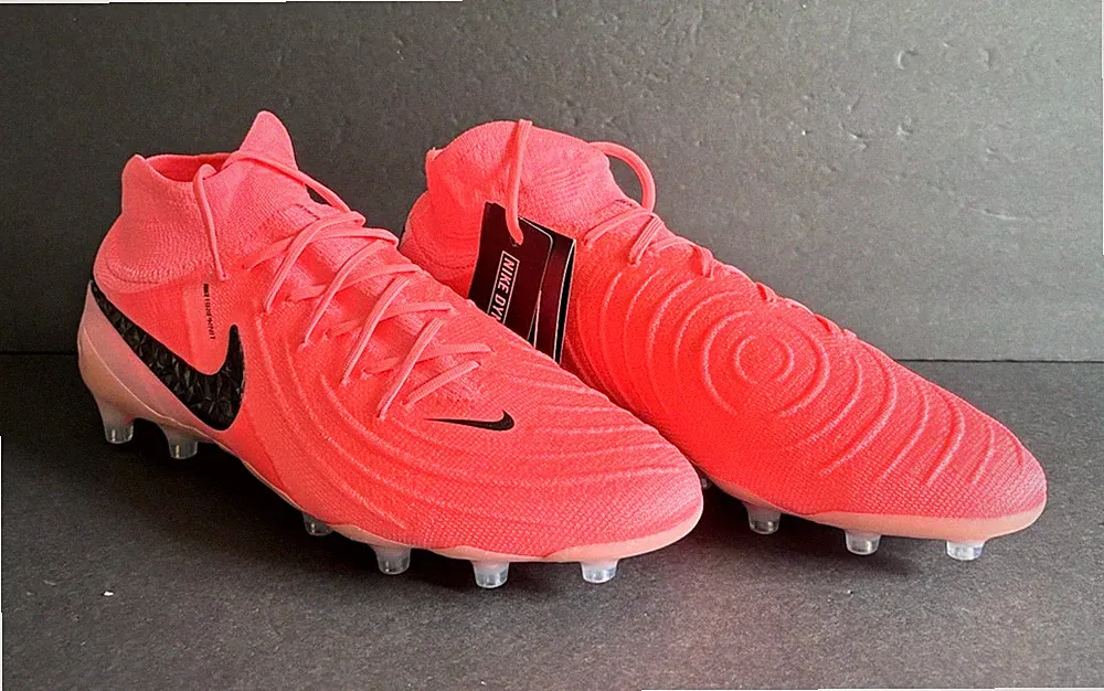 Nike Phantom Luna 2 Elite AG FQ8932-600 Men Sunset Pulse Soccer Cleats Size 11.5