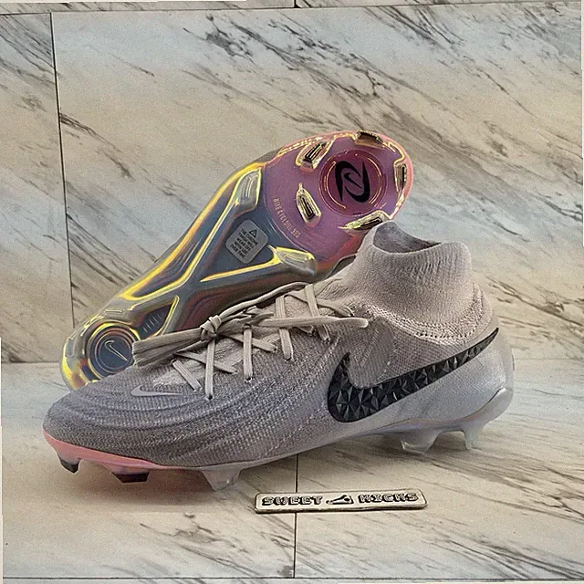 Nike Phantom Luna 2 Elite FG Pro Soccer Cleat Mens Sz 9.5 Grey Rising Gem Bosnia