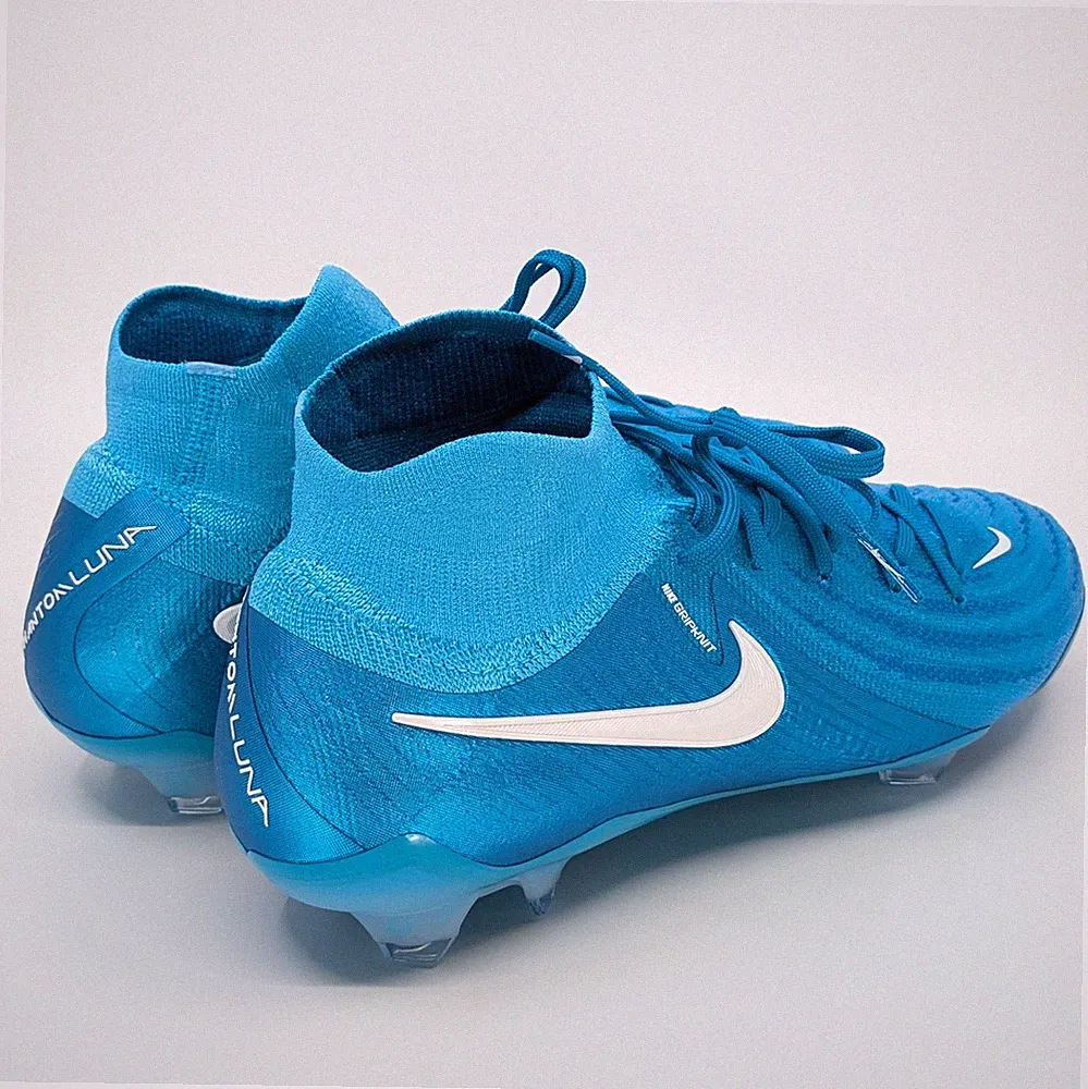 Nike Phantom Luna 2 Elite Firm Ground FG Soccer Cleats Blue Mens Size 10 FJ2572