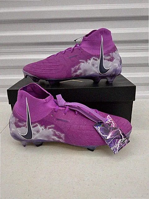 Nike Phantom Luna Elite SE FG Thunder Pack Soccer Cleats FQ8033-500 Men’s 13