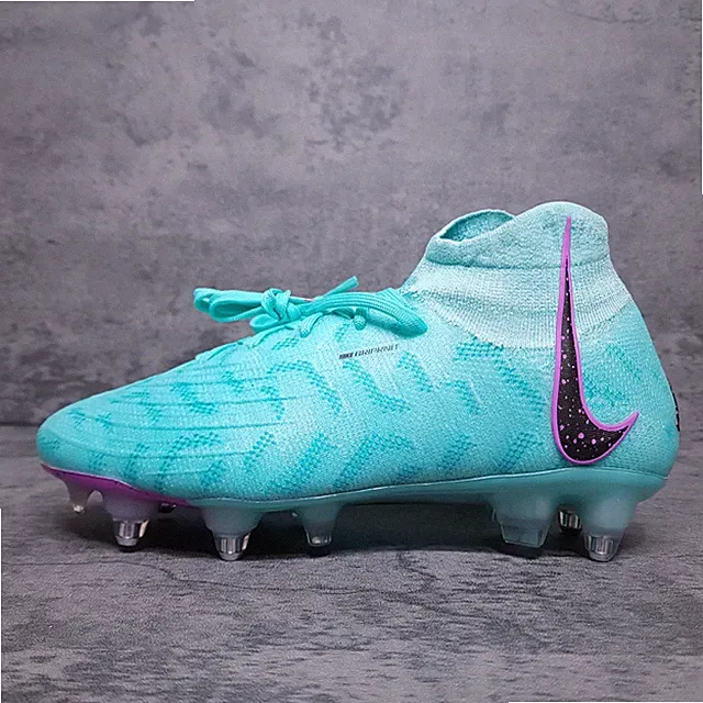 NIKE Phantom Luna Elite SG Pro AC Soccer Cleats Womens Size 6 Turquoise