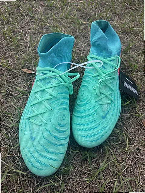 Nike Phantom Luna High Top Soccer Cleats Turquoise for Soccer