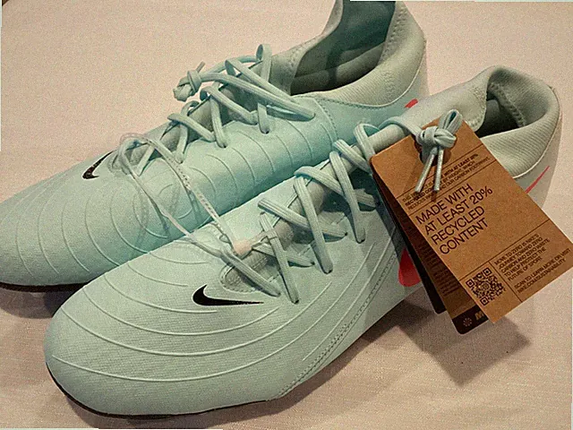 Nike Phantom Luna II 2 Elite FG Mint Green Red FJ2572-300 Men's Size 13 Cleats