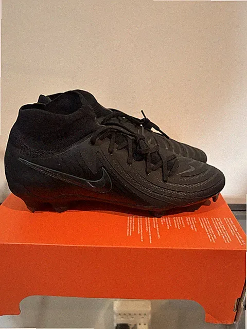 Nike Phantom Luna II 2 Pro FG Black-Black-Deep Jungle FJ2575-002 Size 6.5/Wmns 8