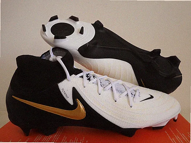 Nike Phantom Luna II 2 Pro Fg White-Black-Met Gold Coin Sz 8.5 [FJ2575-100]