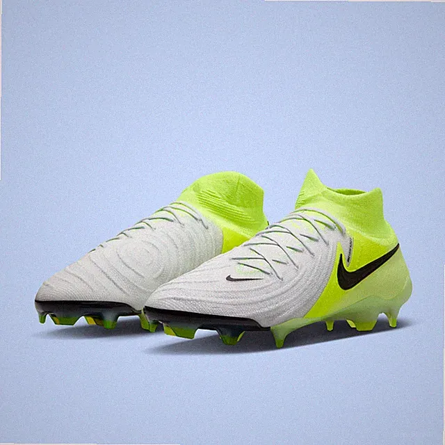 Nike Phantom Luna II Elite FG Grey Volt FJ2572-003 Men's Size 9 Cleats #72B