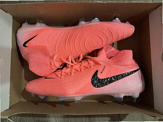 Nike Phantom Luna II Elite SG-Pro P Pink Size US 12 Football Soccer Boots ✅