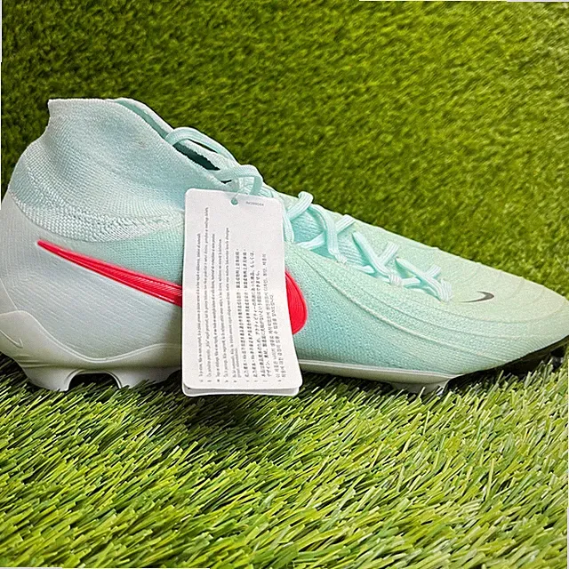 Nike Phantom Luna II Pro FG Mens Size 10 Mint Blue Red Outdoor Soccer Cleats