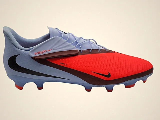 Nike Phantom Soccer Cleats EasyOn Blue Orange Mens 11 HQ2321-400 NWOB