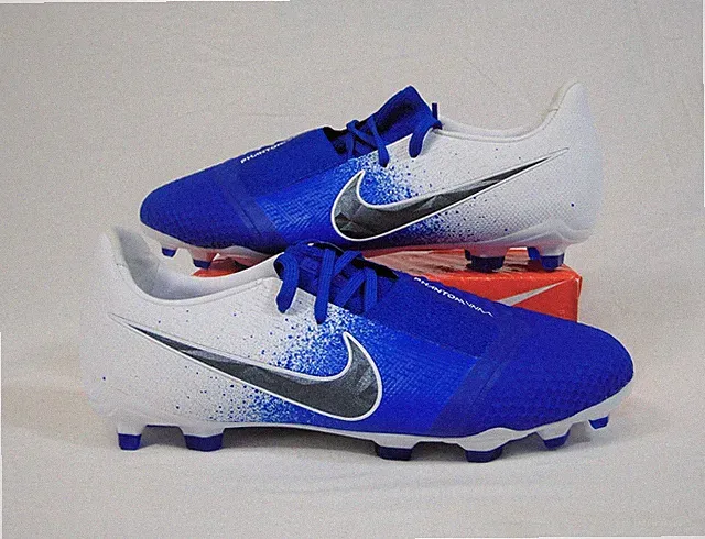 Nike Phantom Venom Elite PWR GS FG ACC Blue Soccer Cleats Sz 5.5Y NEW AO0401 104