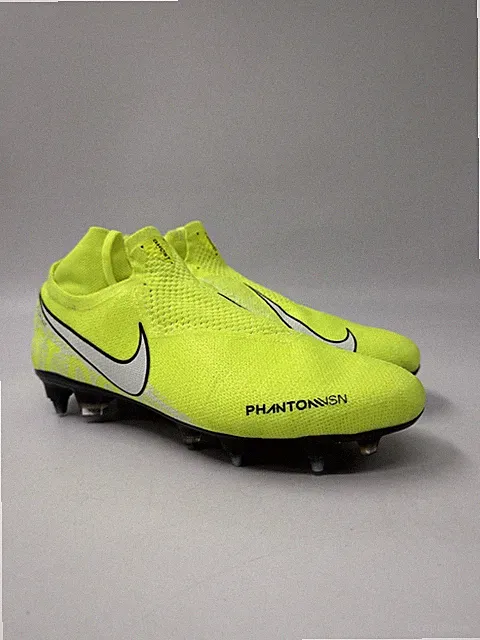 Nike Phantom Vision Elite DF SG Pro AC Cleats Volt AO3264-718 Men’s Size 10.5