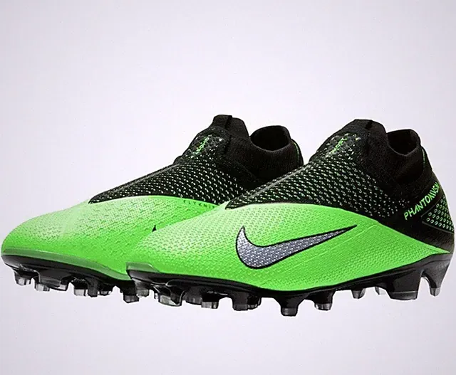Nike Phantom VSN 2 Elite DF FG Black Platinum Green Cleat CD4161-036 Retail $275