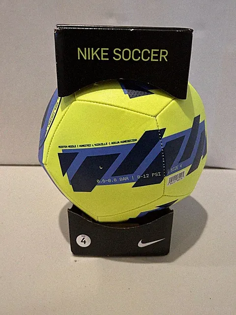 Nike Pitch Soccer Ball Premier League 2021-2022 Size 4 New Volt Blue