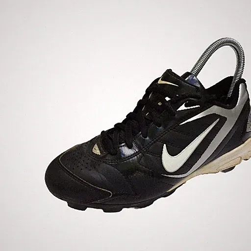 Nike Power Channel Black Cleats Kids Youth size 4Y Soccer Baseball