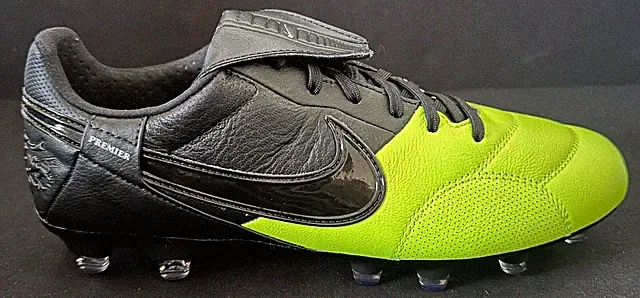 Nike Premier 3 FG Black Volt Kangaroo Leather Soccer Cleat Size Multi AT5889-009