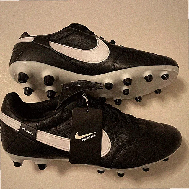 Nike Premier 3 FG Firm Ground Mens Size 7 Soccer Cleats Black White AT5889-010