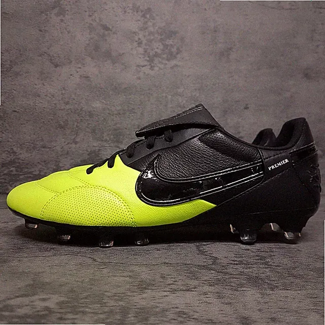 NIKE Premier 3 FG Firm Ground Soccer Cleats Mens 8 Womens 9.5 Black Volt Nby