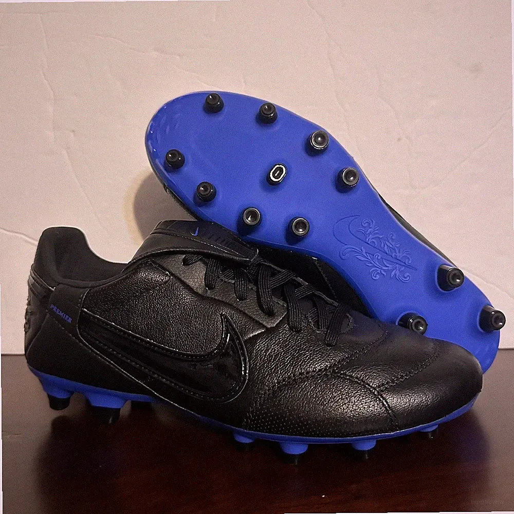 Nike Premier 3 FG Hyper Royal Blue Black Mens Soccer Cleats Size 6.5 *AT5889-007