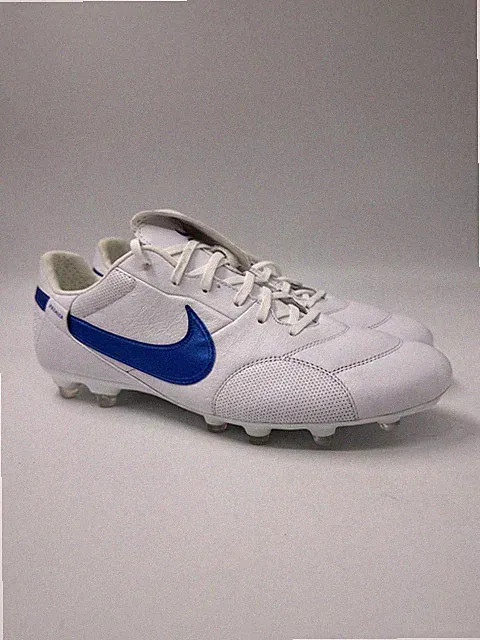 Nike Premier 3 FG Leather Soccer Cleats Shoes White HM0265-103 Mens Size 9.5