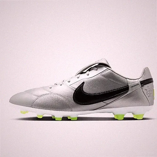 Nike Premier 3 FG Low Top Soccer Cleats 'Silver' (HM0265-004) Expeditedship