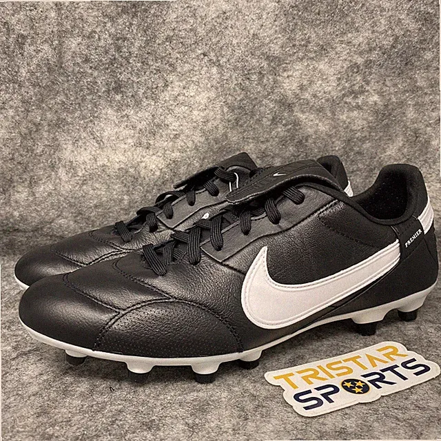 Nike Premier 3 FG Soccer Cleats Mens Size 11.5 Black White AT5889-010