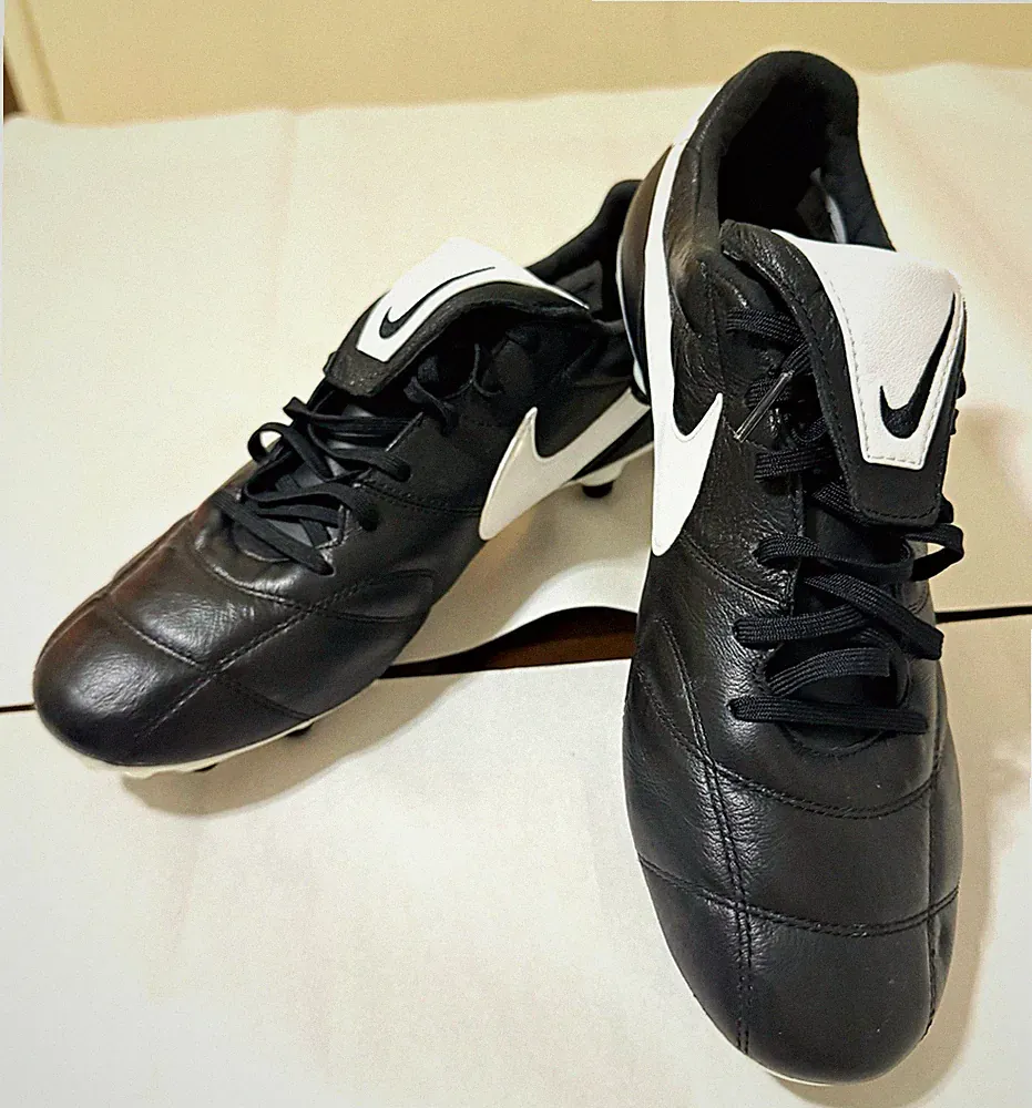 Nike Premier II 2 FG 917803-001 Black White K Leather Soccer Cleats Men’s 11 NEW