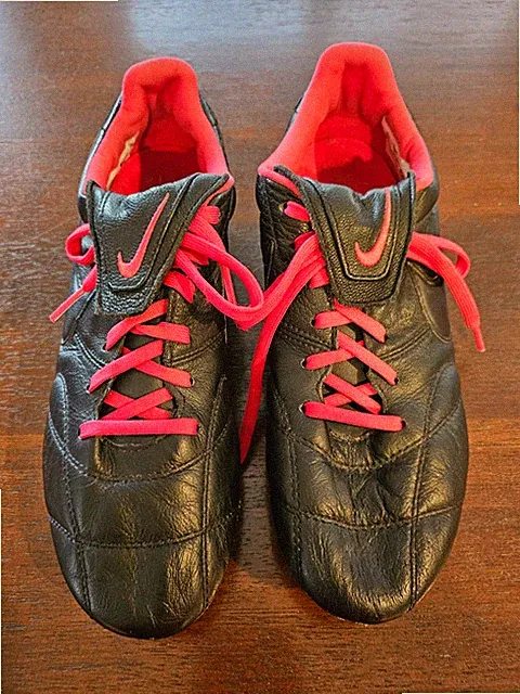 Nike Premier II FG Black/Red Soccer Cleats US 6 1/2 917803-010 Kangaroo Leather