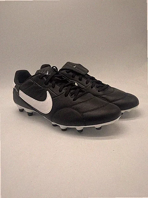 Nike Premier III 3 FG Soccer Cleats Black/White Panda AT5889-010 Men's Size 13