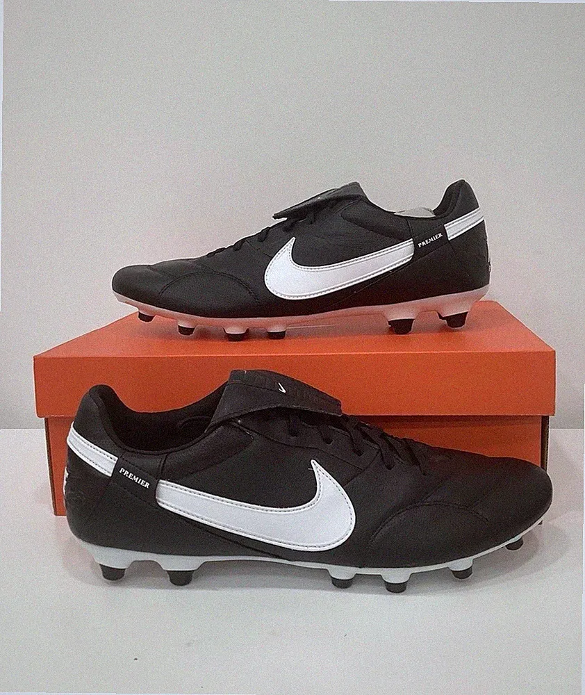 Nike Premier III 3 Firm Ground Black Soccer Cleats AT5889-010 Men Size 11.5