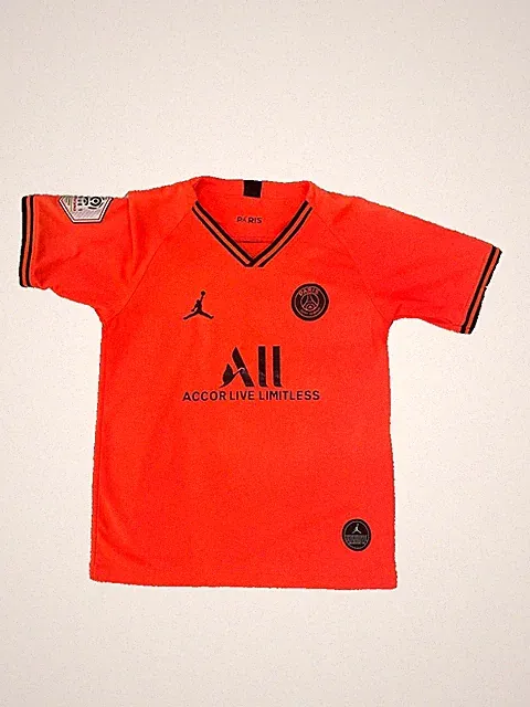 Nike PSG Paris Saint Germain 19/20 Away Jersey Youth Large Infrared Used