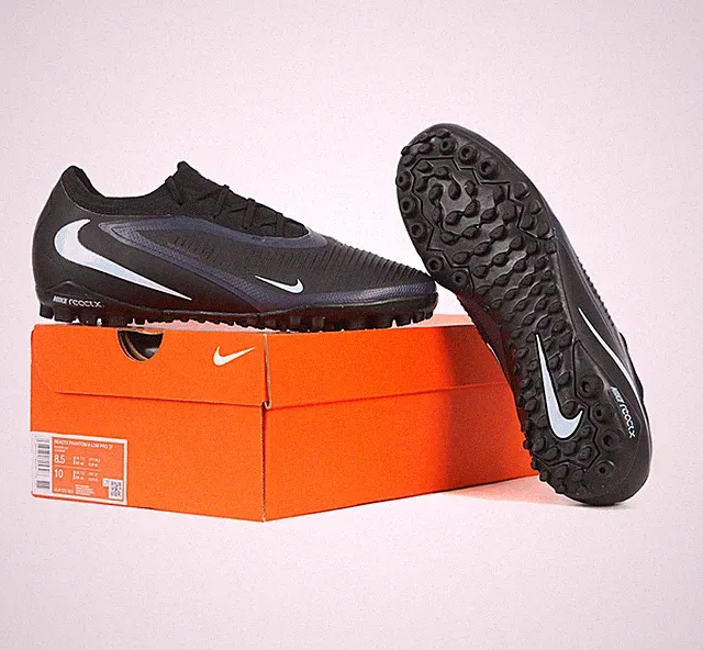 Nike ReactX Phantom 6 Low Pro TF Mens Turf Soccer Shoes Black HJ4123-003