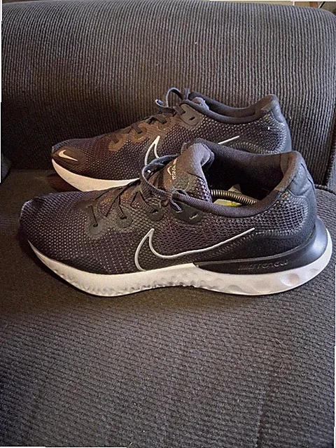 Nike Renew Run Shoes Men's US 14 Black White Running Sneakers CK6357-002