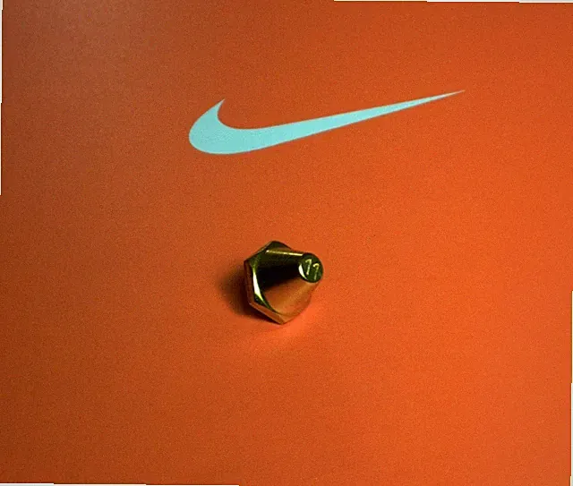 Nike SG (Gold, Old Type) 11,13mm Single Replacement Stud/Cleat metal Soft Ground