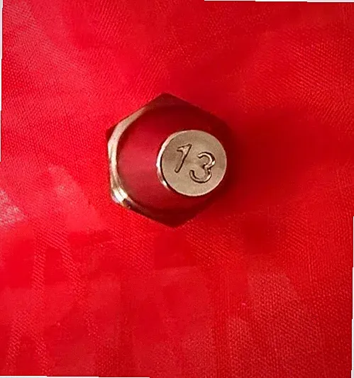 Nike SG Pro 13mm Single Replacement Stud/Cleat Silver Metal Soft Ground