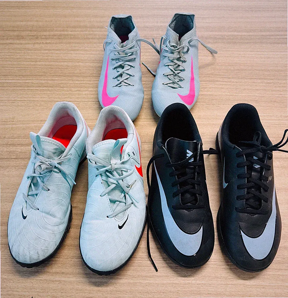 Nike Soccer Cleats Lot 3 Youth 5Y Mercurial Phantom Shoes Turf Indoor & Outdoor