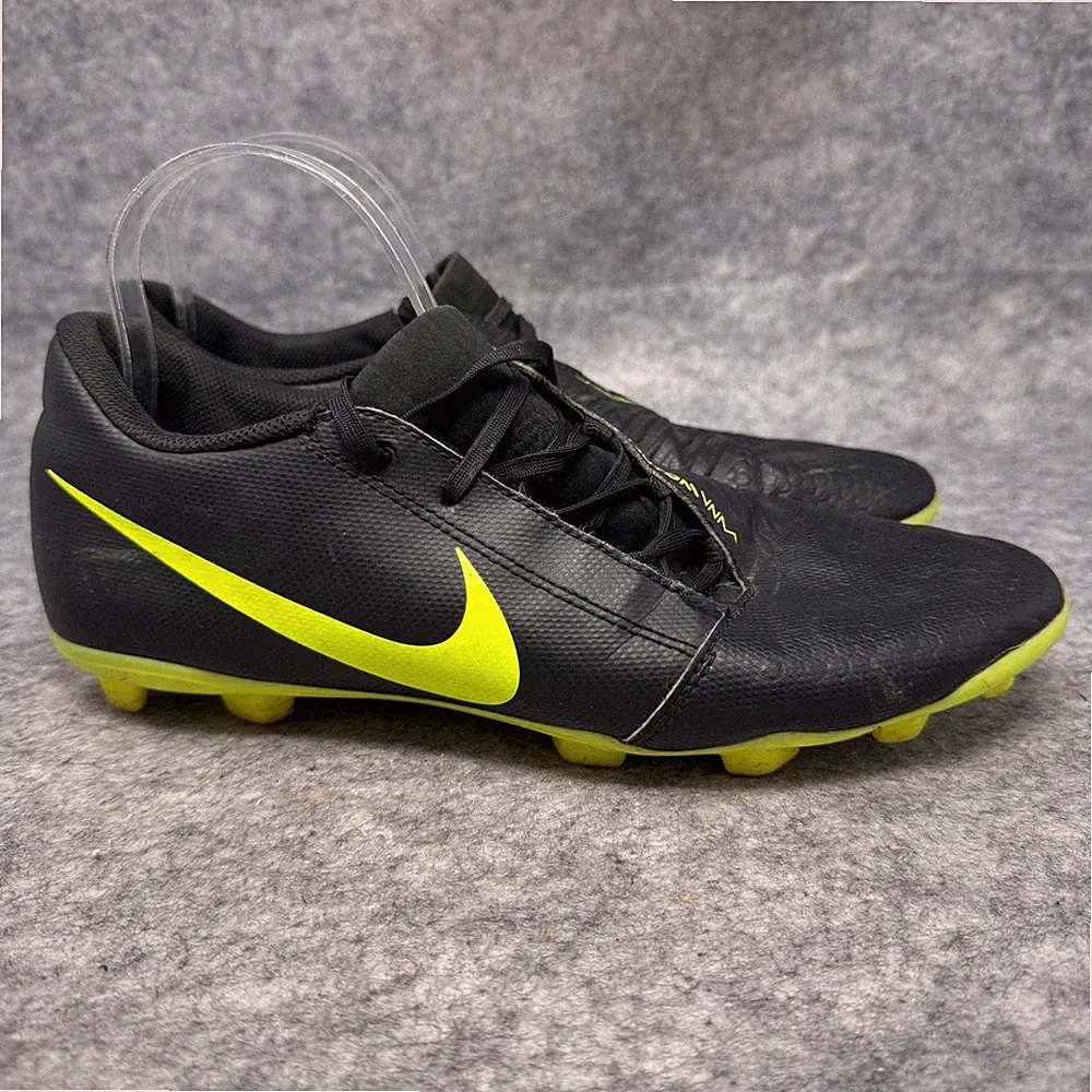 Nike Soccer Cleats Mens 10 Phantom Venom Club FG AO0577-007 Black Volt
